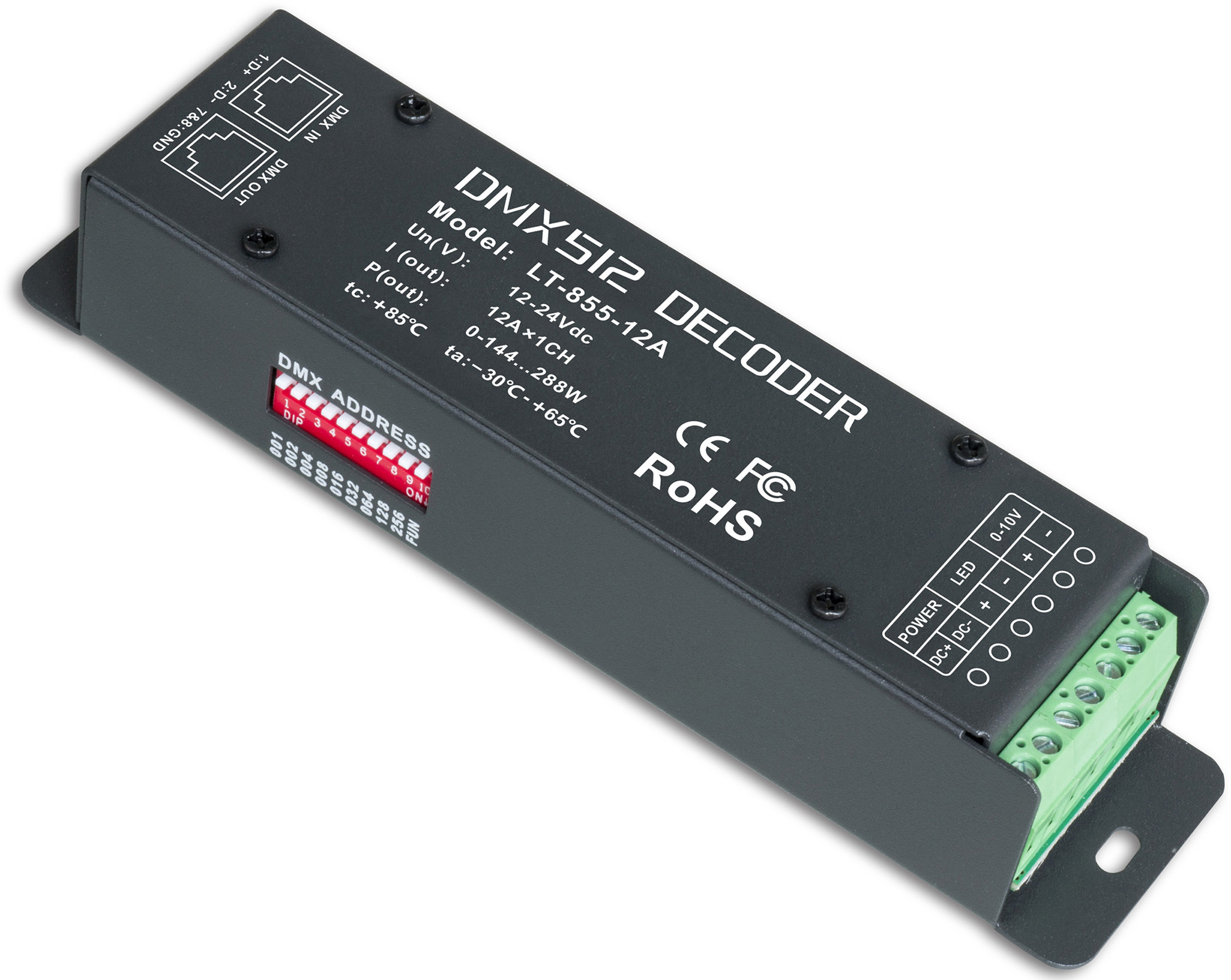 1 Channel CV DMX Decoder 12/24V DC
